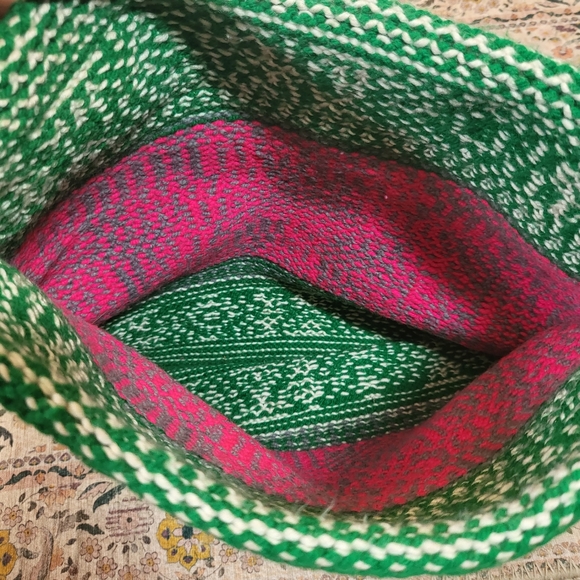 ☆ Rare Find ☆ Vintage Knit Tote Bag | Handmade | Zapotec | One of A Kind Find ♡ - Picture 6 of 7